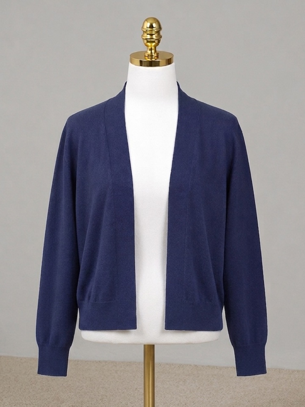 Women's Plus Size 3x Navy Blue Cardigan Sweater boleros top NWT